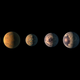 Interpretación artística de Trappist-1 según los datos disponibles. Foto: NASA / JPL